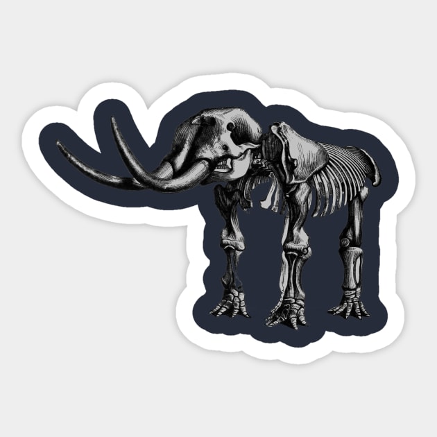 Mammoth Sticker by nineshirts
